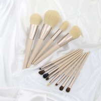 high quality cosmetic eye shadow loose powder blush brush 12 pcs makeup brushes set