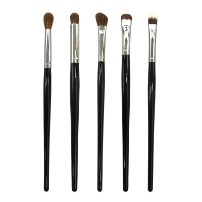 Copper pipe  goat horse hair Private label blending eyeshadow makeup brush set maquiagem