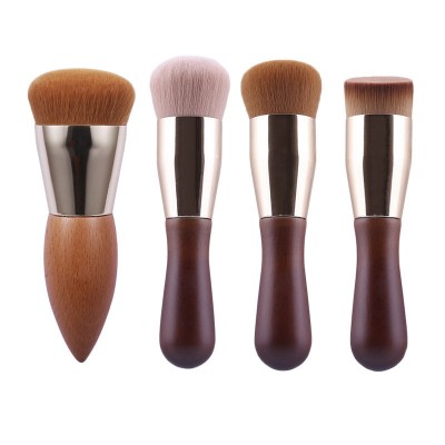 2019New Flat Top Foundation Brush Angled Contour Blush Makeup Brush