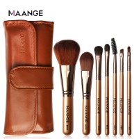 7PCS Make up Brushes Set Foundation Eye Shadow Concealer Makeup Tools with Cosmetic Travel Brush Bag